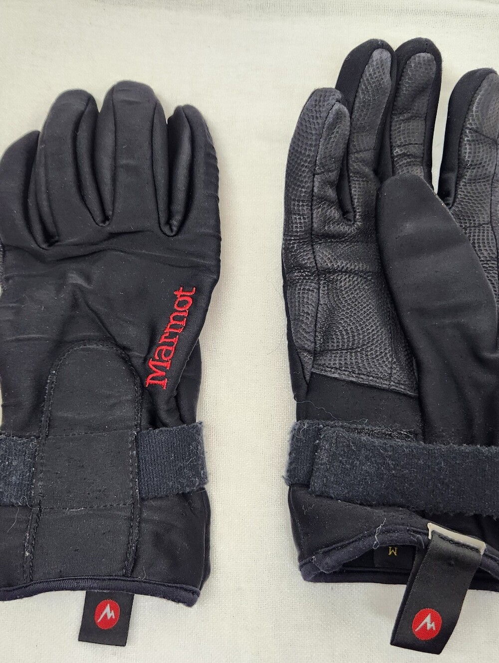 Marmot Mens Medium Black Winter Warm Gloves